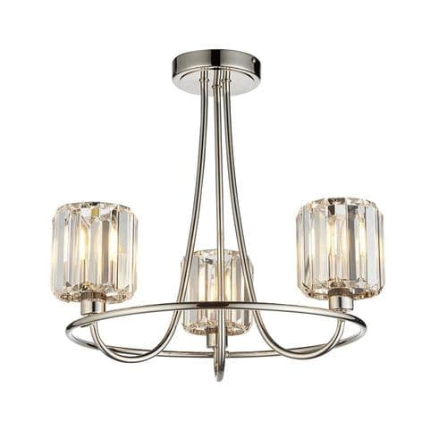 Endon Berenice 3lt Semi Flush 104107 By Massive Lighting