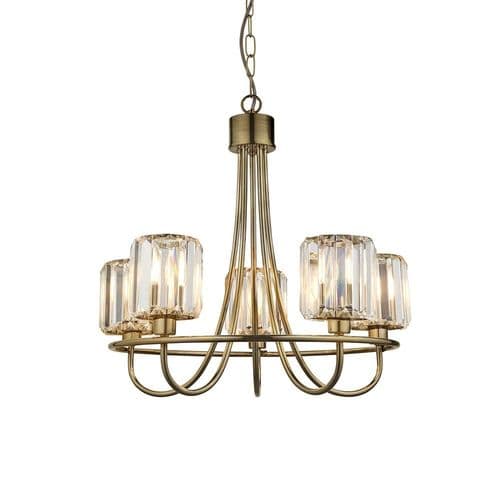 Endon Berenice 5lt Pendant 107802 By Massive Lighting