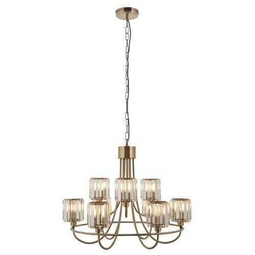 Endon Berenice 9lt Tiered Pendant 118934 By Massive Lighting