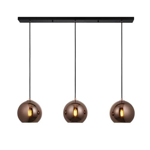 Endon Boli 3lt Linear Pendant 102929 By Massive Lighting