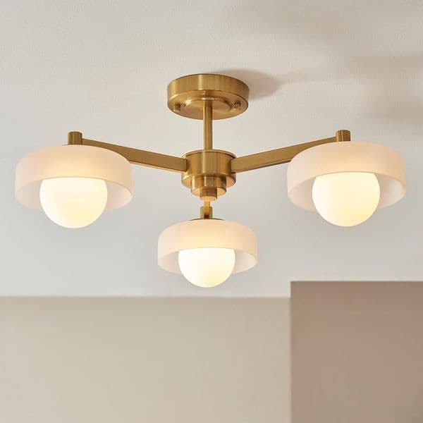 Endon Boss 3lt Semi Flush 120631 By Massive Lighting