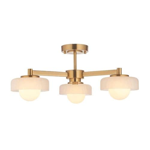 Endon Boss 3lt Semi Flush 120631 By Massive Lighting