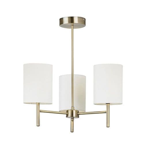 Endon Brio 3lt Semi Flush BRIO-3AB By Massive Lighting