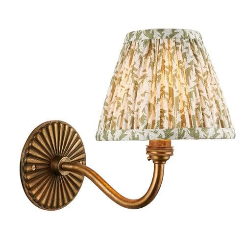 Endon Dahlia Curve & Leaf 16cm Wall 115303 By Massive Lighting