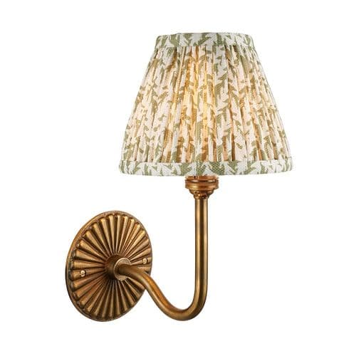 Endon Dahlia Swan & Leaf 16cm Wall 115287 By Massive Lighting