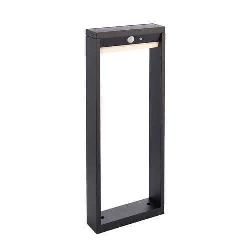 Endon Dannah Post Photocell & PIR Solar Powered 96935 By Massive Lighting