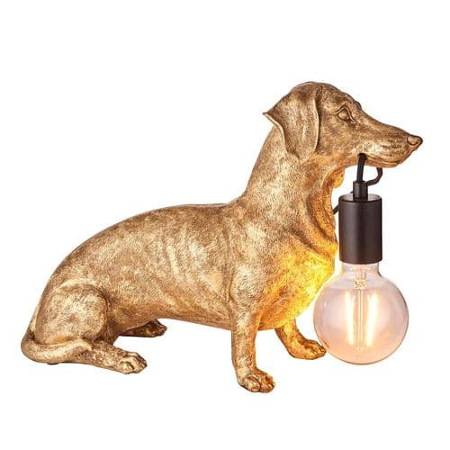 Endon Daschund Table - Vintage Gold 101187 By Massive Lighting