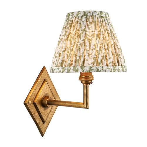 Endon Diamond Angle & Leaf 16cm Wall 115411 By Massive Lighting