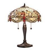 Endon Dragonfly Beige Medium Table 60w SW 64085 By Massive Lighting