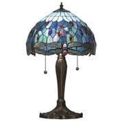 Endon Dragonfly Blue Small Table 60w SW 64090 By Massive Lighting
