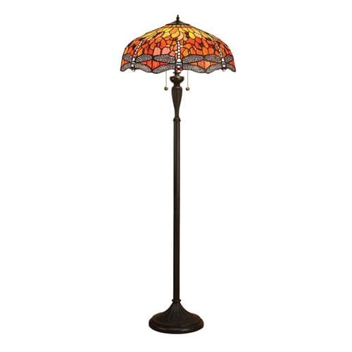 Endon Dragonfly Flame Floor 60w SW 64070 By Massive Lighting