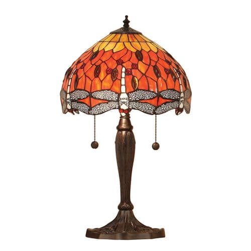 Endon Dragonfly Flame Small Table 60w SW 64092 By Massive Lighting