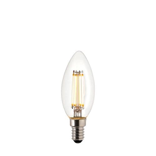 Endon E14 LED Filament Candle Non-dimmable 120783 By Massive Lighting