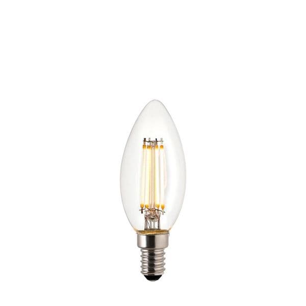 Endon E14 LED Filament Candle Non-dimmable 120783 By Massive Lighting
