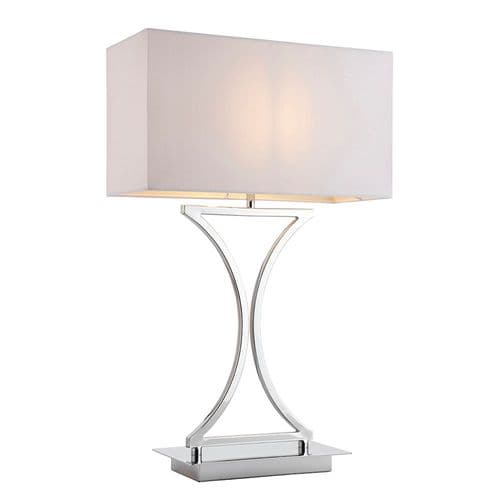 Endon Epalle Table 60w SW 96930-TLCH By Massive Lighting