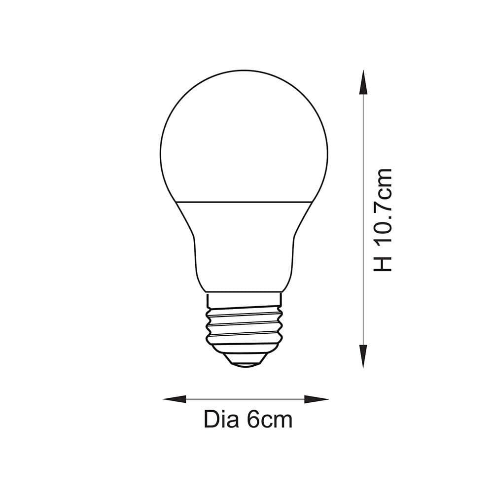 Endon Essentials E27 LED GLS Non-dimmable 120786 By Massive Lighting