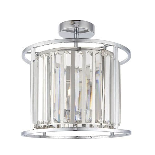 Endon Hamilton 3lt Semi Flush 96022 By Massive Lighting