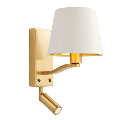 Endon Harvey 1lt Wall & Spot 69092 By Massive Lighting