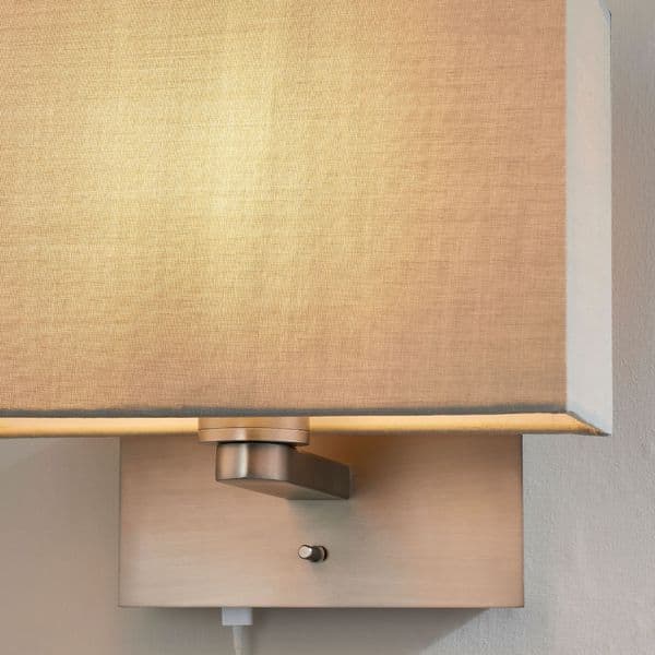 Endon Issac Rectangular Wall USB 92054 By Massive Lighting