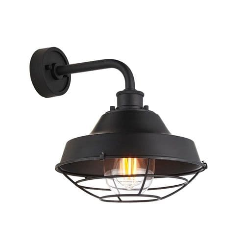 Endon Lloyd Wall Ip44 - Black 95888 By Massive Lighting