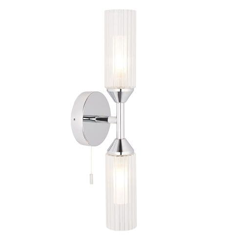 Endon Natori 2Lt Wall IP44 - Chrome 97172By Massive Lighting