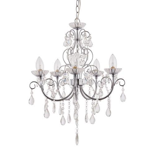 Endon Tabitha 5lt Pendant IP44 18w 61384 By Massive Lighting