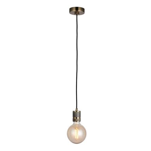 Endon Urban 1lt Pendant 60w 76586 By Massive Lighting