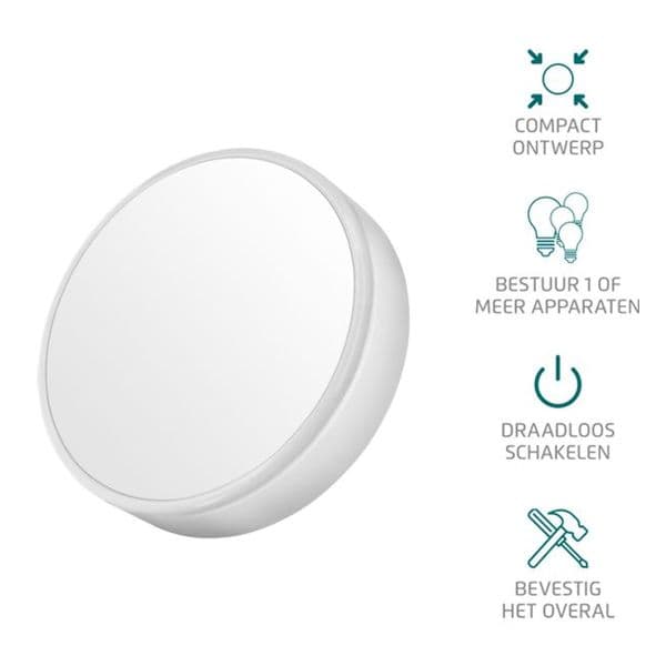 KlikAanKlikUit Smart Wall Button ACST-9900 70232 By Trust Smart Home