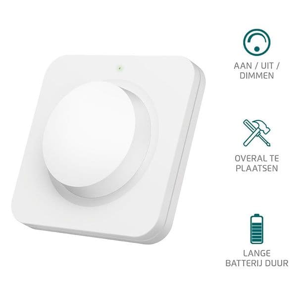 KlikAanKlikUit Wireless Rotary Knob  For Dimmers  AWRT-1000 70236 By Trust Smart Home