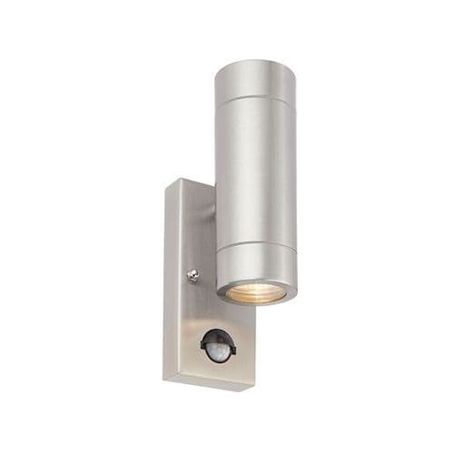 Saxby Atlantis PIR 2lt Wall IP44 7w 73445 By Massive Lighting