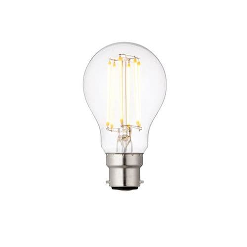 Saxby B22 LED Filament GLS Dimmable 8w Warm White 76800 By Massive Lighting