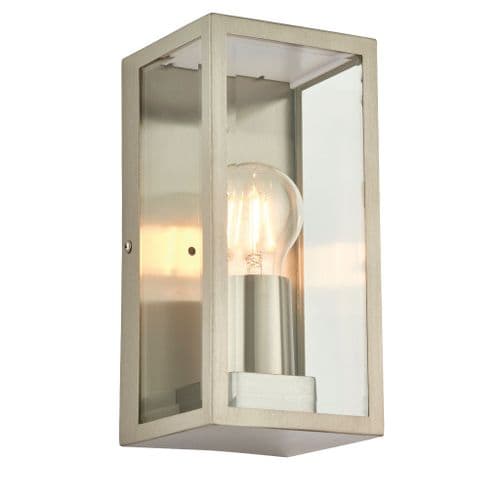 Saxby Breton Wall Stainless Steel IP44 28w 90960 By Massive Lighting