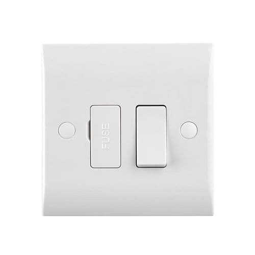 Saxby Curved Edge 13A Switched Fused Spur Unit CE320 By Saxby Electrical