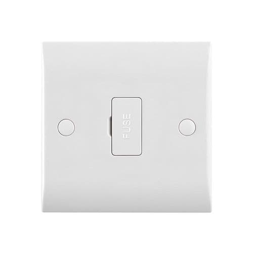 Saxby Curved Edge 13A Unswitched Fused Spur Unit CE324 By Saxby Electrical