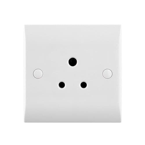 Saxby Curved Edge 5A Unswitched Socket CE429 By Saxby Electrical