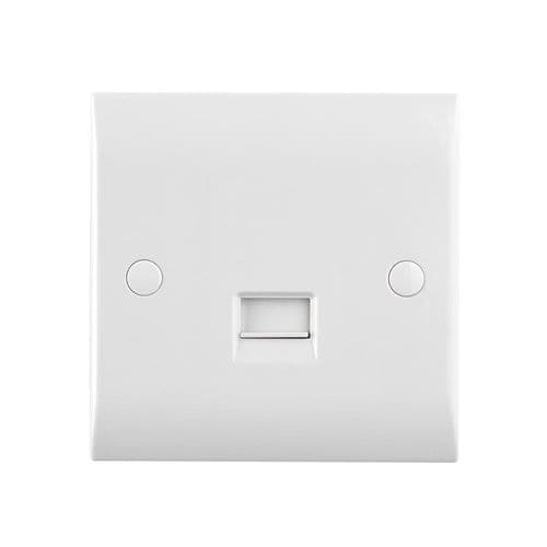 Saxby Curved Edge Telephone Secondary Socket CE785 By Saxby Electrical