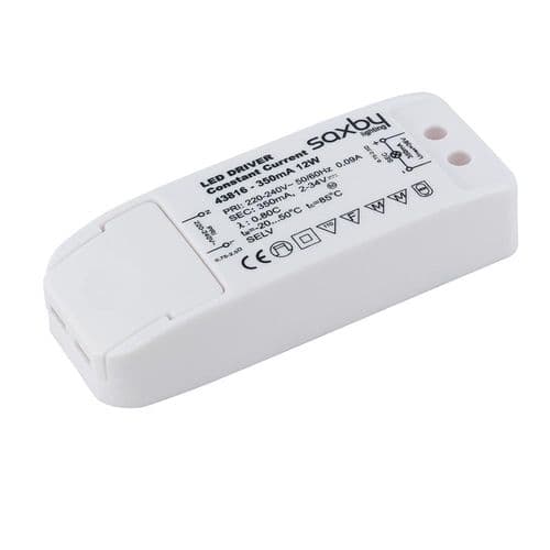 Saxby Driver Constant Current LED 12w 350mA 43816 By Saxby Electrical