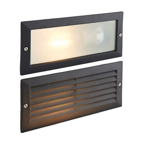 Saxby Eco Plain & Louvre IP44 40w OL60AB By Massive Lighting