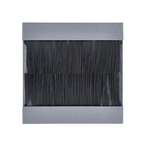 Saxby Euro Module 50mm Brush Module - Grey MOBRGR By Saxby Electrical