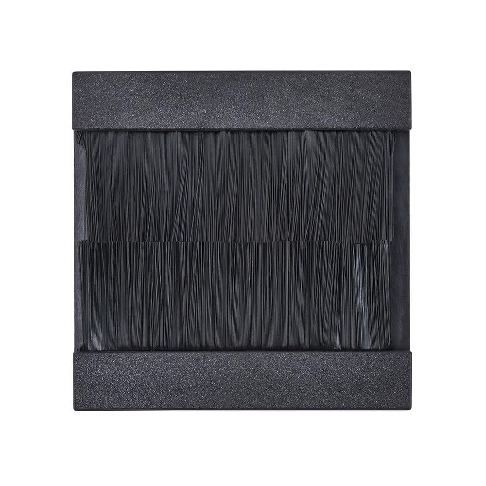 Saxby Euro Module 50mm Brush Module - Matt Black MOBRBL By Saxby Electrical