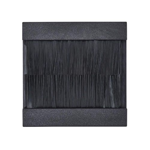 Saxby Euro Module 50mm Brush Module - Matt Black MOBRBL By Saxby Electrical