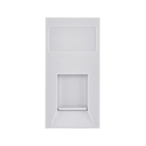 Saxby Euro Module RJ45 CAT5e Module - White MORJ45C5WH By Saxby Electrical
