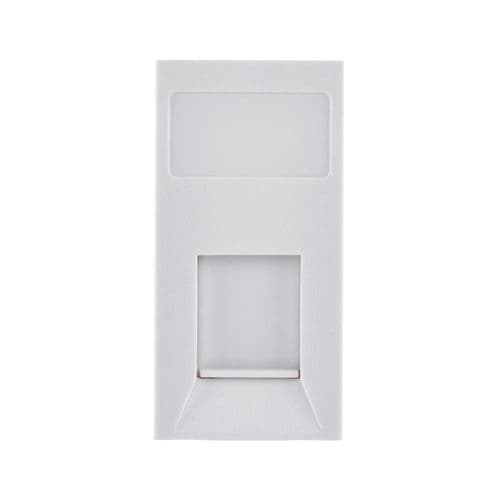 Saxby Euro Module RJ45 CAT6e Module - White MORJ45C6WH By Saxby Electrical