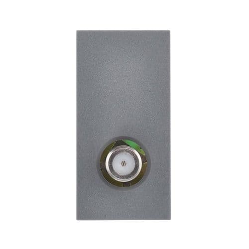 Saxby Euro Module Satellite Module - Grey MOSATGR By Saxby Electrical