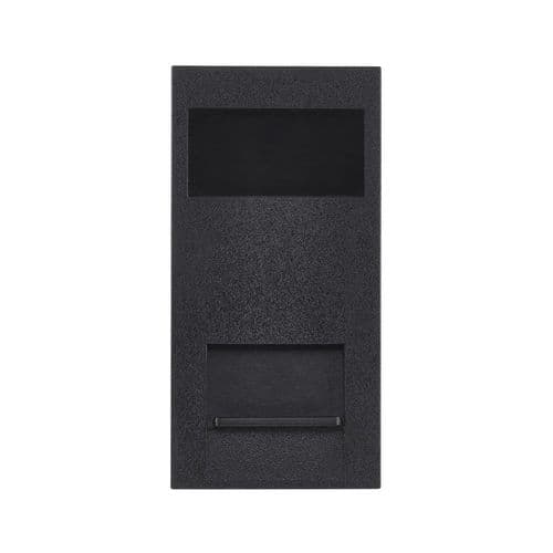 Saxby Euro Module Telephone Master Module - Matt Black MOTMBL By Saxby Electrical