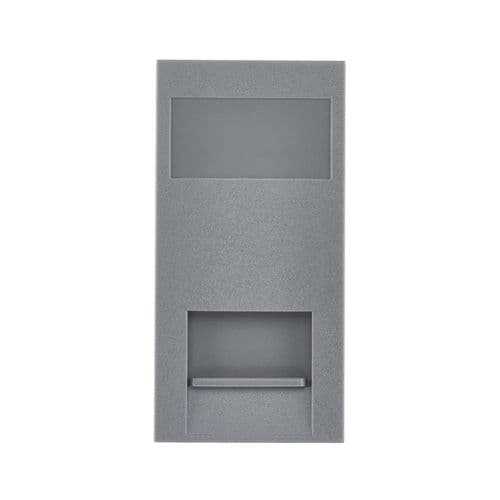 Saxby Euro Module Telephone Secondary Module - Grey MOTSGR By Saxby Electrical