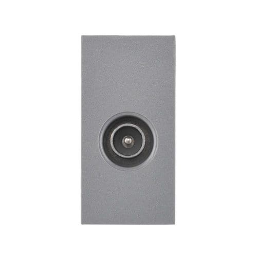 Saxby Euro Module TV Screened Module - Grey MOSTVGR By Saxby Electrical