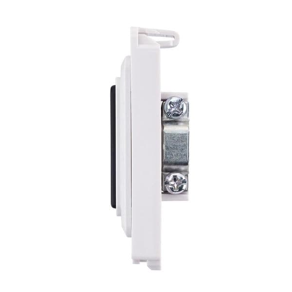Saxby Grid 13A Flex Outlet Module -Matt Black GD10FOBL By Saxby Electrical