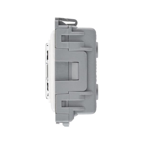 Saxby Grid 13A Fuse Holder Module - Polished Chrome GD13FHPC By Saxby Electrical