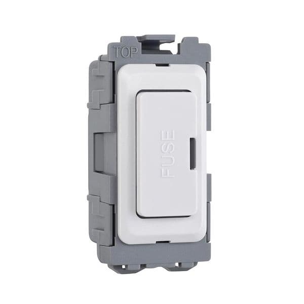 Saxby Grid 13A Fuse Holder Module - White GD13FHWH  By Saxby Electrical